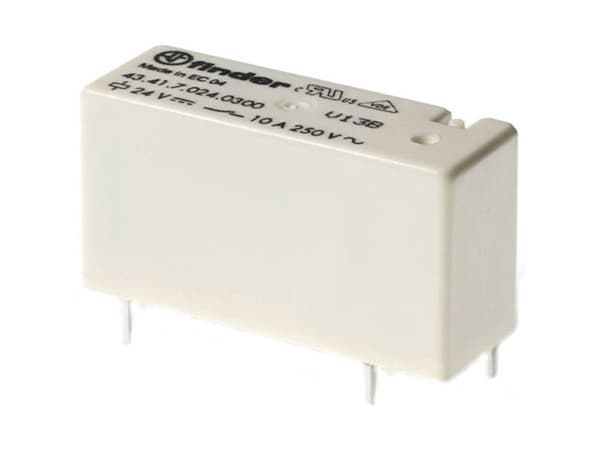 Finder 43.41.7.018.0000 Tulostusrele 18 V/DC 10 A 1 x vaihtokosketin 1 kpl