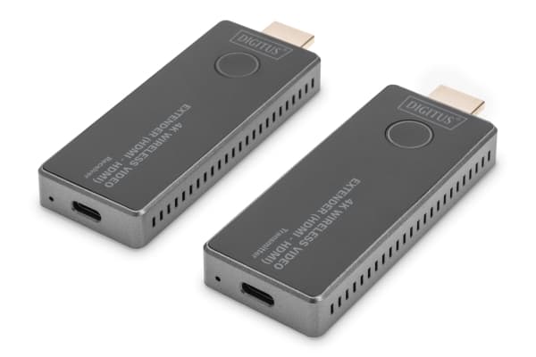 DIGITUS - Sender og mottaker - video/lyd-forlenger - Wi-Fi 5, 802.11b/g/n - opp til 30 m