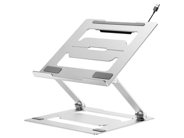 My Wall HT17L Notebookstander regolabile in altezza, USB-Hub-Funktion, neigbar