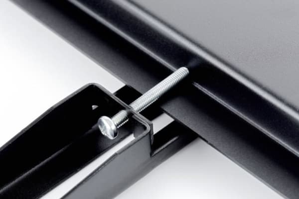 EDBAK PWB1 - Brakett - for flatpanel - kaliberstål - svart - skjermstørrelse: 42"-60" - veggmonterbar