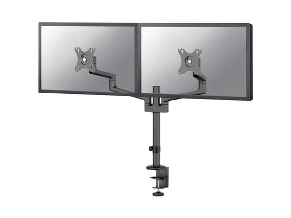 Neomounts DS60-425BL2, Klämma/genomföring, 43,2 cm (17"), 68,6 cm (27"), 100 x 100 mm, Höjdjustering, Svart
