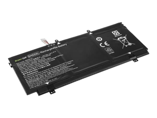 Green Cell - Batteri til bærbar PC (tilsvarer: HP SH03XL) - litiumpolymer - 3-cellers - 4200 mAh - svart - for HP Spectre x360 Laptop