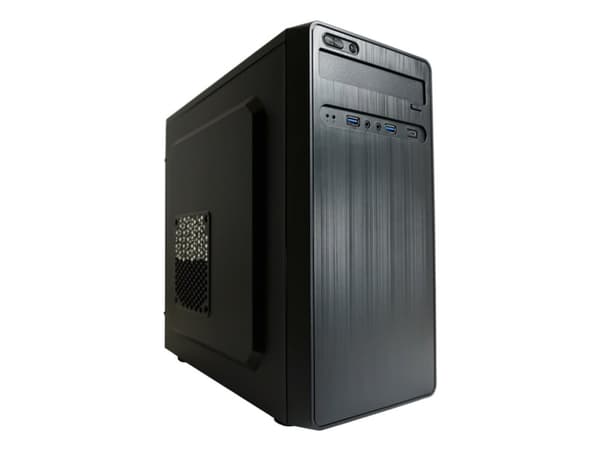 LC Power - SFF - ingen strømforsyning - svart - USB/lyd