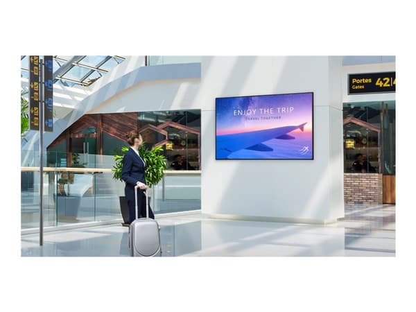 LG 49UH7N-E, Digital signage flat panel, 124.5 cm (49"), LED, 3840 x 2160 pixels, Wi-Fi, 24/7 musta