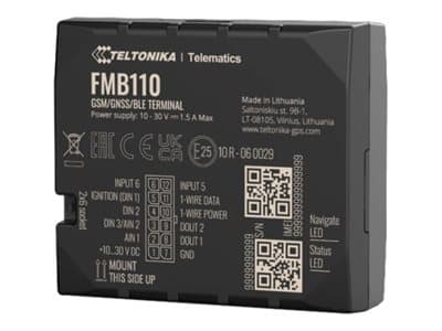 Teltonika FMB110 - GPS/GLONASS/GALILEO/BeiDou/QZSS-spårningsenhet - 128 MB