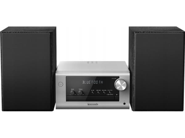 Panasonic SC-PM704 - Mikrofonijärjestelmä - 80 wattia (Yhteensä) - hopea