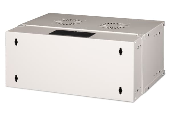 Digitus SOHO PRO Series - Skåp - 540 x 400 mm (BxD) - väggmontering - RAL 7035, ljusgrå - 4U - 19"