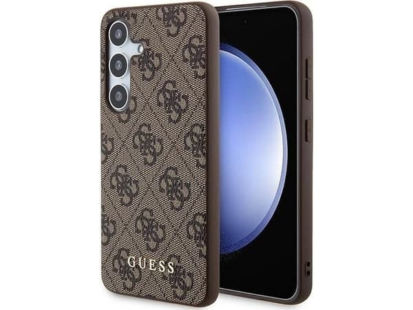 GUESS tapauksessa SAMSUNG A55 GUOHCSA55G4GFBR (PU 4G Classic Metal Logo) ruskea