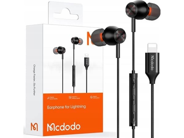 Mcdodo Kuulokkeet Mcdodo Kuulokkeet mikrofonilla Lightning telakointi, lajittelu