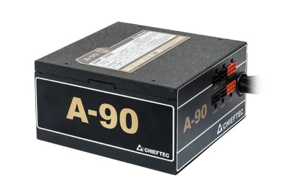Chieftec A-90 Series GDP-750C - Strømforsyning (intern) - ATX12V 2.3 - 80 PLUS Gold - AC 230 V - 750 watt - aktiv PFC - svart