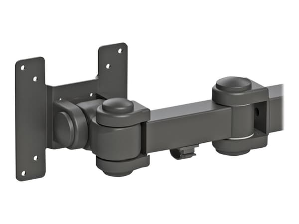 Neomounts FPMA-D960D - Monteringssats - fullständig rörelse - för 2 LCD-bildskärmar - svart - skärmstorlek: 10"-27" - klämma, monterbar, disk-monteri Svart
