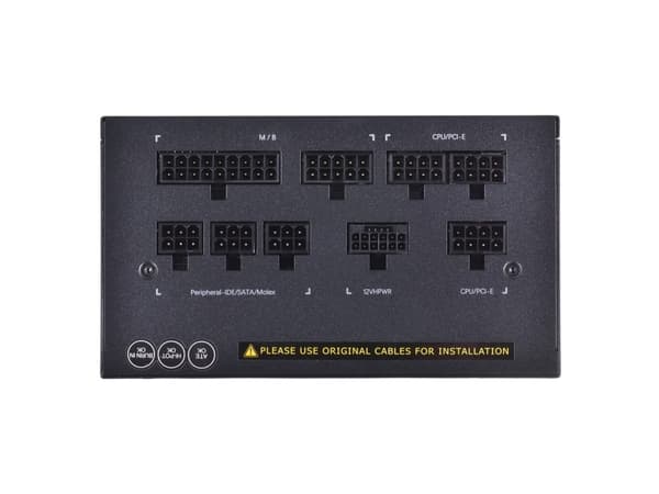 Gigabyte UD1000GM PG5, 1000 W, 100 - 240 V, 50/60 Hz, 6,5 - 15 A, Aktiv, 16 ms