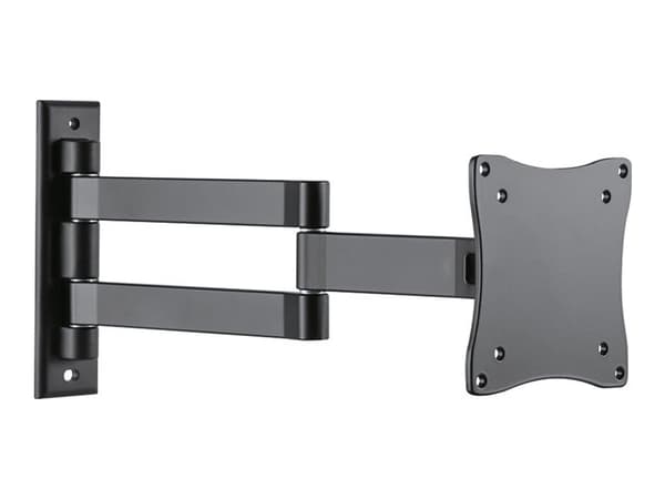 Neomounts FPMA-W830, 25,4 cm (10"), 68,6 cm (27"), 75 x 75 mm, 100 x 100 mm, 0 - 20°, Musta