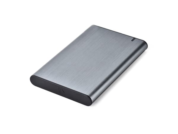 Gembird EE2-U3S-6-GR, HDD/SSD-kabinett, 2.5", SATA, Serial ATA II, Serial ATA III, 6 Gbit/s, USB-tilkobling, Aluminium