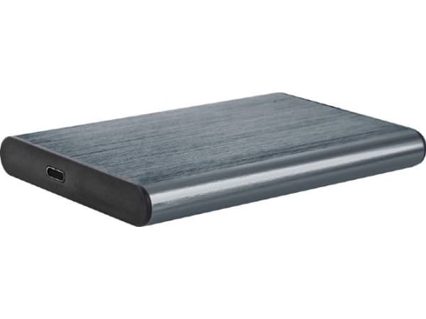Gembird EE2-U3S-6-GR, HDD/SSD-kabinett, 2.5", SATA, Serial ATA II, Serial ATA III, 6 Gbit/s, USB-tilkobling, Aluminium Aluminium