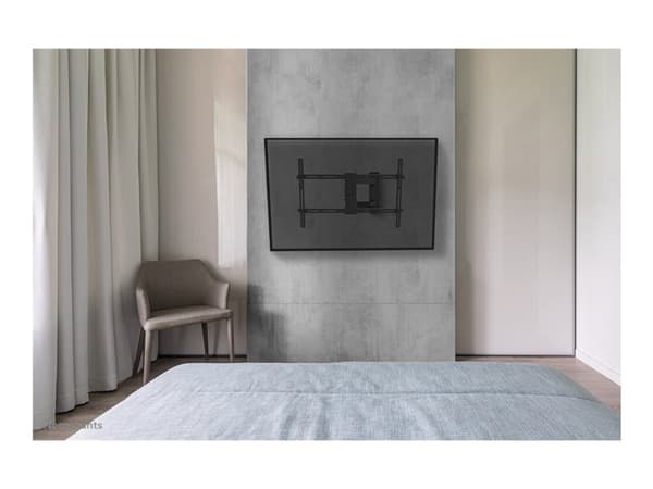 Neomounts WL40-550BL16 - Monteringssett (veggmontering) - full bevegelse - for TV - svart - skjermstørrelse: 40"-65"