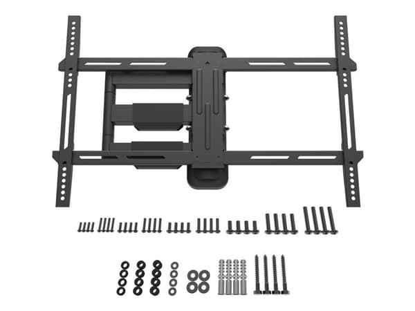 Neomounts WL40-550BL16 - Monteringssett (veggmontering) - full bevegelse - for TV - svart - skjermstørrelse: 40"-65"