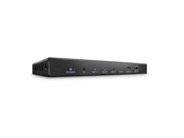 Lindy 38236, HDMI, 4x HDMI, 3840 x 2160 pixlar, Svart, Metall, 4K Ultra HD