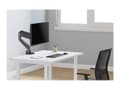 Miniatyrbilde 5 av 5: Neomounts DS70-450BL1 - Monteringssett (leddarm, maljeklemme, topfix-klemme) - full bevegelse - for LCD-skjerm - svart - skjermstørrelse: 17"-42" - s