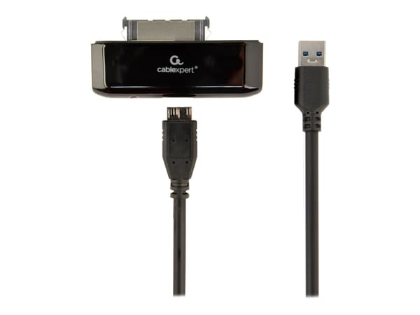 Cablexpert - Lagringskontroll - 2,5" - 1 kanal - SATA 6 Gb/s - USB 3.0 Sort