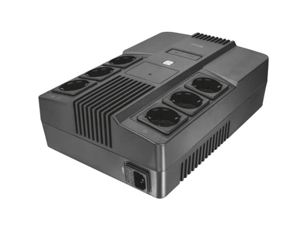 UPS MAXXON POWER STRIP 800VA 23326 TRUST musta