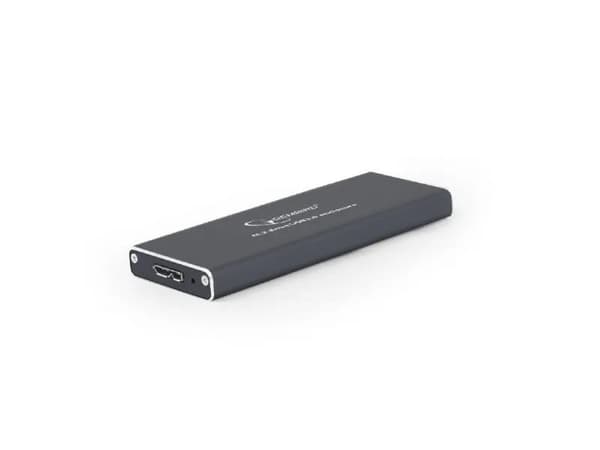 Gembird EE2280-U3C-01, SSD-inkapsling, M.2, USB 3.2 Gen 1 (3.1 Gen 1), USB-anslutning, Svart