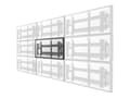 Miniatyrbild 5 av 5: Neomounts LED-VW2000BLACK - Fäste - för platt panel - låsbar - svart - skärmstorlek: 32"-75" - väggmonterbar