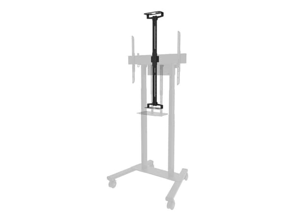 Neomounts AV1-875BL - Monteringskomponent (kamerahylle, hylle, 2 adapterplater) - for videostang - stål - svart - vognmonterbar - for Neomounts FL55-