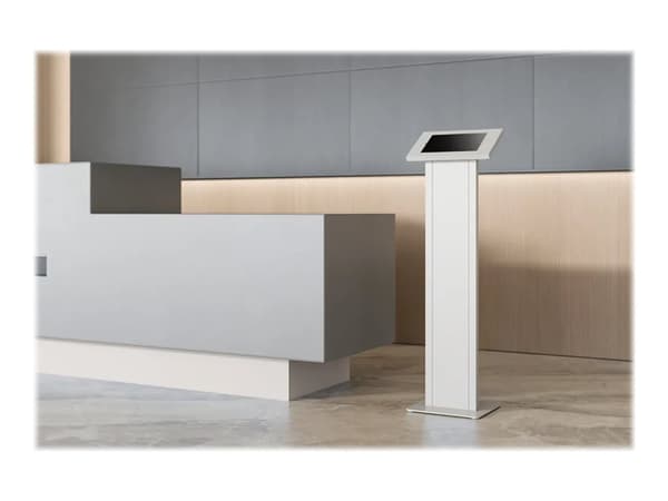 Neomounts FL15-750WH1 - Stativ - for nettbrett - låsbar - hvit - skjermstørrelse: 9.7", 10.1", 10.2", 10.4", 10.5", 10.9", 11" - gulvmonterbar - for