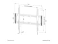Miniatyrbilde 5 av 5: Neomounts WL30-550BL16 - Monteringssett (veggplate, brakettadapter) - for LCD-skjerm