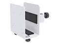 Pikkukuva 2 / 5: Neomounts THINCLIENT-10 - Kiinnityskomponentit (pidike) - Thinclientille - hopea - pylväsasennus