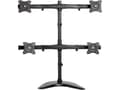 Miniatyrbilde 4 av 5: Neomounts NM-D335D4 - Stativ - full bevegelse - for 4 LCD-skjermer - svart - skjermstørrelse: 10"-27" - skrivebordsstativ, klemmemonterbar, malje, sk