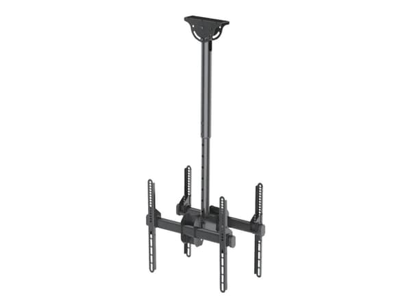 Neomounts NM-C440D - Konsol - fullständig rörelse - för 2 LCD-bildskärmar - svart - skärmstorlek: 32"-60" - takmonterbar