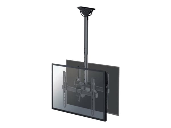Neomounts NM-C440D - Konsol - fullständig rörelse - för 2 LCD-bildskärmar - svart - skärmstorlek: 32"-60" - takmonterbar Svart