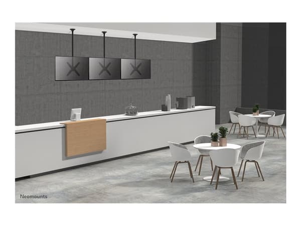 Neomounts FPMA-C340 - Fäste - fullständig rörelse - för LCD-display - svart - skärmstorlek: 32"-75" - takmonterbar