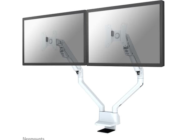 Neomounts FPMA-D750DWHITE2, Klemme/malje, 25,4 cm (10"), 81,3 cm (32"), 100 x 100 mm, Høydejustering, Hvit