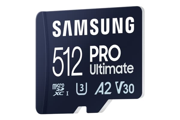 Samsung PRO Ultimate MB-MY512SA - Flashminnekort (SD-adapter inkludert) - 512 GB - A2 / Video Class V30 / UHS-I U3 - microSDXC UHS-I - blå