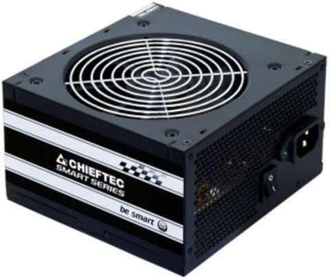 Chieftec Smart Series GPS-400A8 - Strømforsyning (intern) - ATX12V 2.3 - 80 PLUS - AC 230 V - 400 watt - aktiv PFC - svart