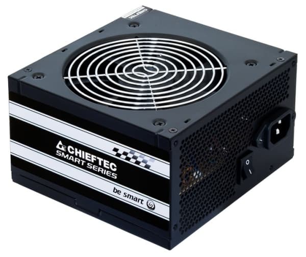 Chieftec Smart Series GPS-400A8 - Strømforsyning (intern) - ATX12V 2.3 - 80 PLUS - AC 230 V - 400 watt - aktiv PFC - svart