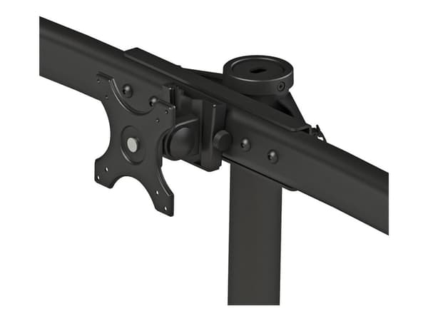 Neomounts FPMA-D700D6 - Monteringssett - full bevegelse - for 6 LCD-skjermer - svart - skjermstørrelse: 19"-27" - klemmemonterbar, skrivebordsmonterb