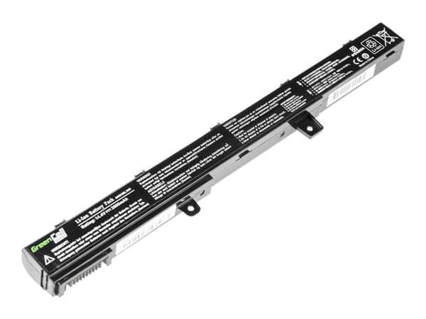 Green Cell PRO - Batteri til bærbar PC (tilsvarer: Asus A31N1319, Asus A41N1308) - litiumion - 4-cellers - 2600 mAh - svart - for ASUS R508CA; R509CA