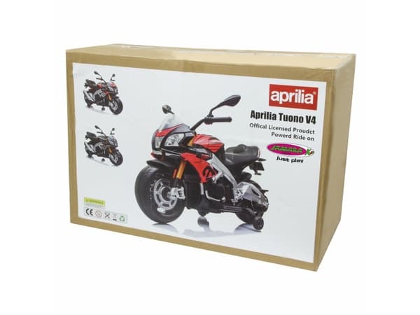 Jamara Aprilia Tuono V4 1100 RR, 3 År, 4 hjul, Svart, Batterier krävs