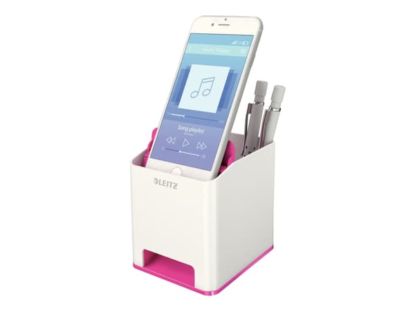 Leitz WOW - Pennhållare - polystyren (PS) - rosametallic