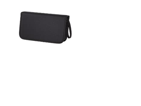 Hama CD/DVD Nylon Wallet 104 - Lomme for CD/DVD-plater - 104 plater - 600D nylon - svart, blå