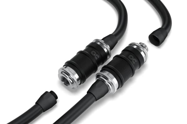 Alphacool 13882, Slangekontakt, Messing, Kromfarget, 1/4", Hankjønn, Hunkjønn