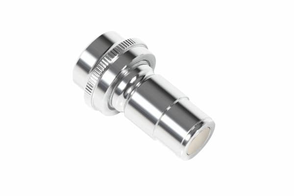 Alphacool 13882, Slangekontakt, Messing, Kromfarget, 1/4", Hankjønn, Hunkjønn