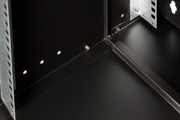 Digitus SOHO PRO Series - Rack skåp - väggmontering - RAL 9005, svart - 12U - 19"