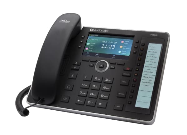 AudioCodes 445HD - VoIP-telefon med nummerpresentation/samtal väntar - 3-riktad samtalsförmåg - SIP, SDP, SIP over TLS
