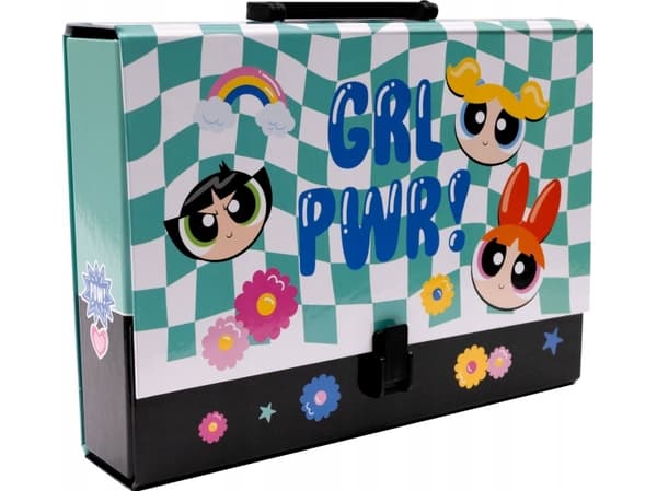 Teka En koffert med håndtak, en koffert til Powerpuff Girls