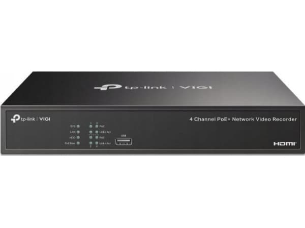 TP-LINK | netværksvideooptager | VIGI NVR1004H | 1 | 4 kanaler